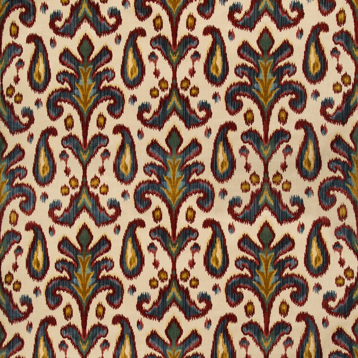 Lee Jofa Bronwen Velvet Red/Blue Fabric 2019123.195.0