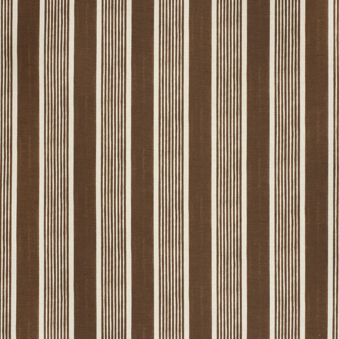 Lee Jofa Elba Stripe Brown Fabric 2020131.661.0