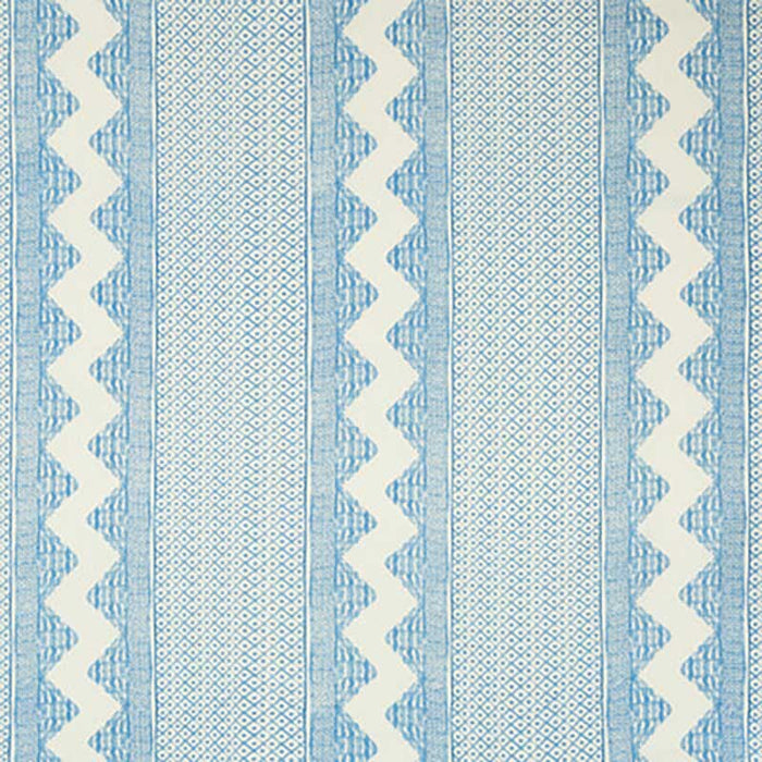 Lee Jofa Whitaker Print Sky/Delft Fabric 2020188.505.0