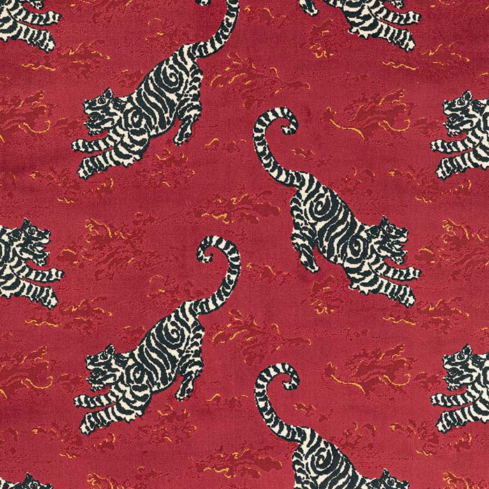 Lee Jofa Bongol Velvet Crimson Fabric 2020200.198.0