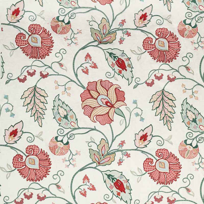 Lee Jofa Shiraz Emb Rose/Jade Fabric 2020215.97.0