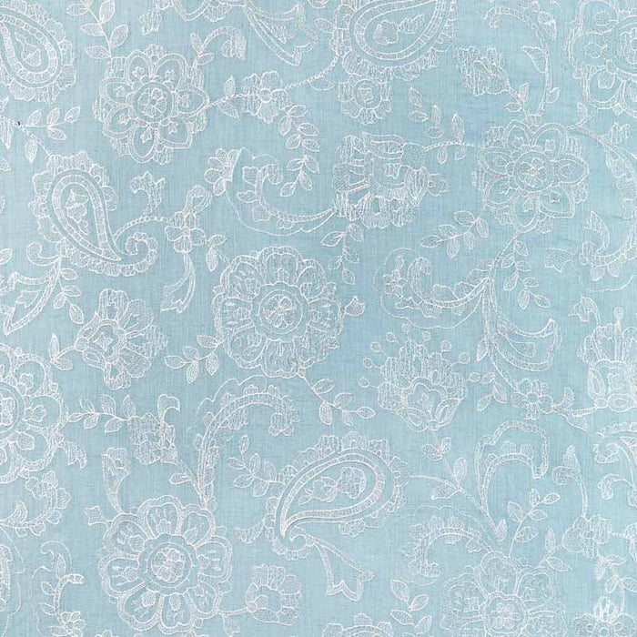 Lee Jofa Varley Sheer Sky Fabric 2021128.15.0