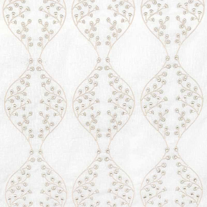 Lee Jofa Lillie Sheer Ivory/Fog Fabric 2021130.1611.0