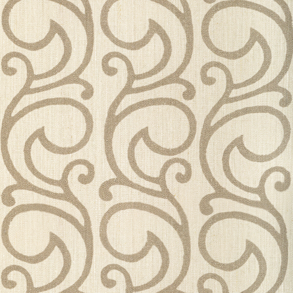 Lee Jofa Serendipity Scroll Oak Fabric 2022103.106.0