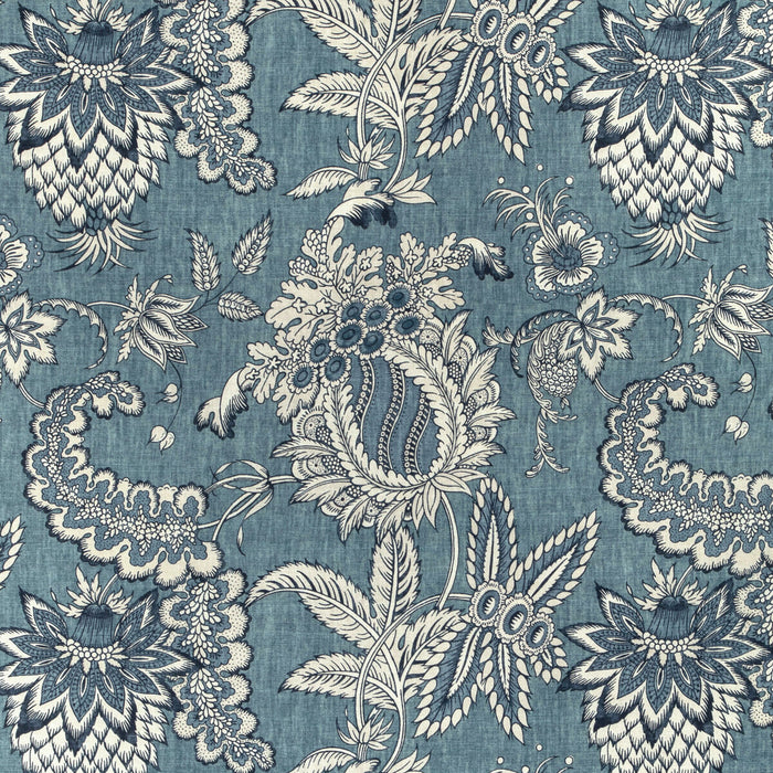 Lee Jofa Jennings Print Blue Fabric 2022115.5.0