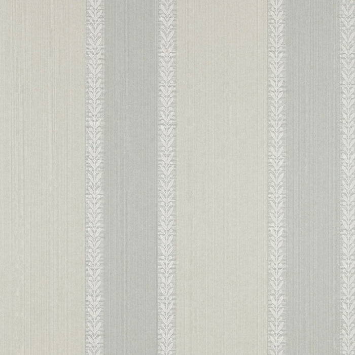 Schumacher Bayberry Stripe Water Blue Wallpaper 203861