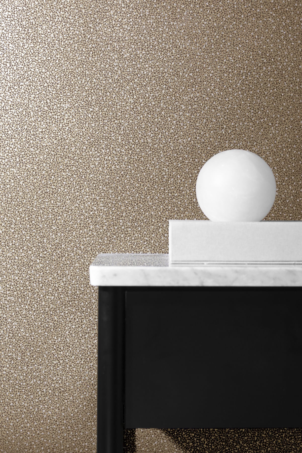 Etten Gallerie Mica Texture Cappucino & Copper Glitter Wallpaper 2231603