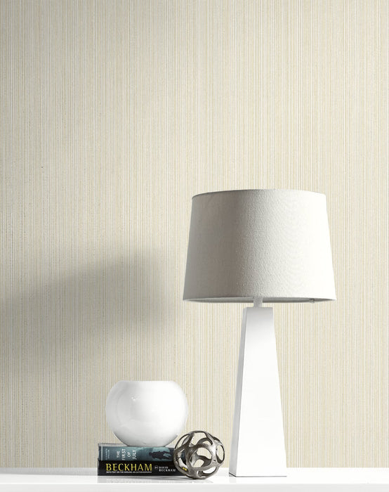 Etten Gallerie Natural Stria Cream & Glitter Wallpaper 2231713