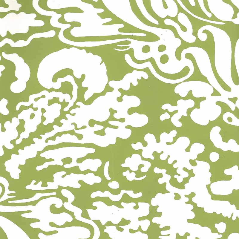 China Seas San Marco Reverse Chartreuse Wallpaper 2335-28WP