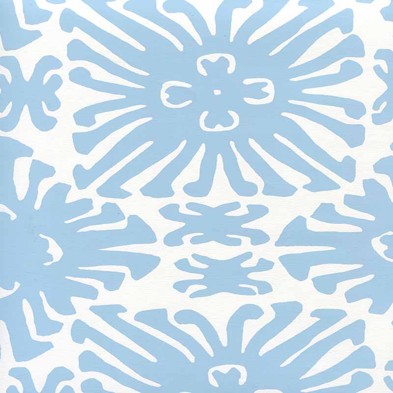 China Seas Sigourney Small Scale French Blue Wallpaper 2475WP-10