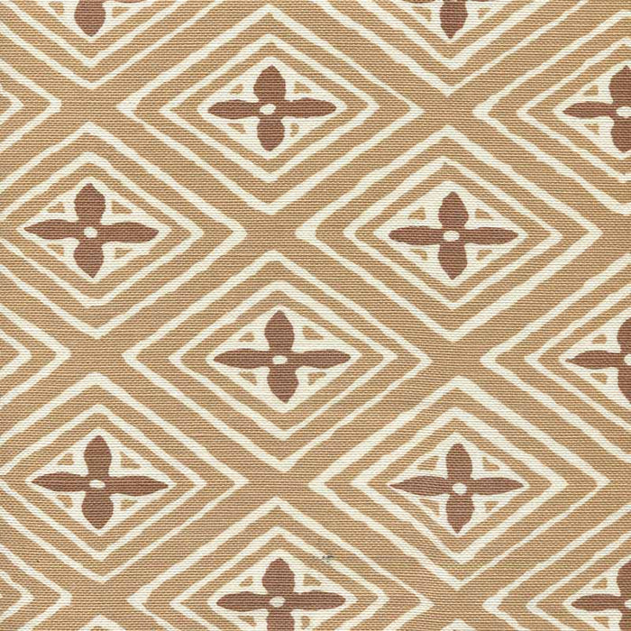 China Seas Fiorentina Two Color Camel Dark Tan Fabric 2500-04