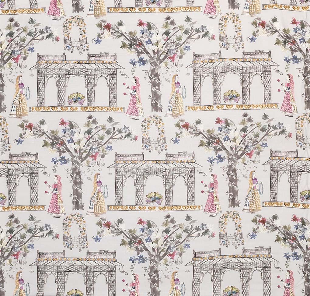 Nina Campbell Pavilion Garden 2 Fabric NCF4244-02