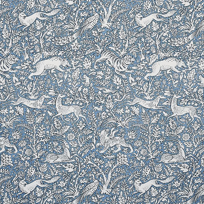 Schumacher Khan'S Park Chambray Fabric 2603275