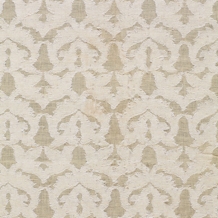 Schumacher Heart Vine Cutwork Natural Fabric Sample 2609520