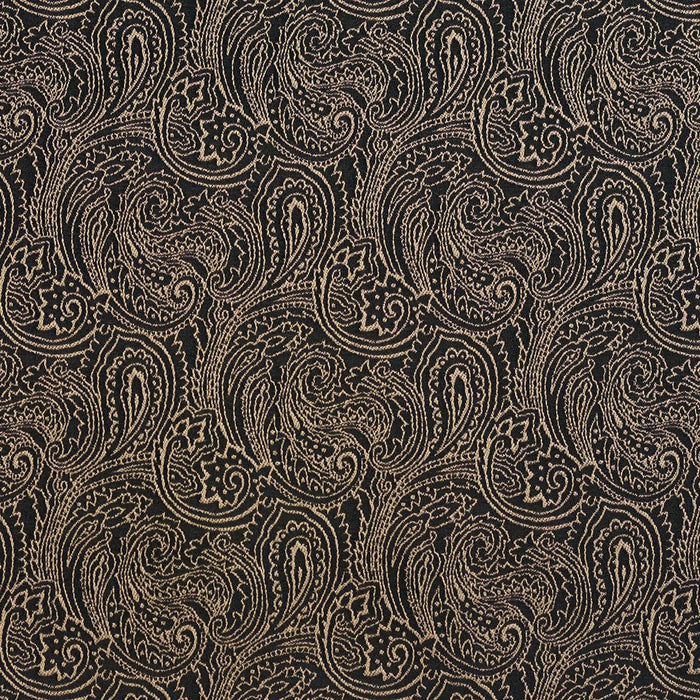 Charlotte Onyx/paisley Fabric Sample 2633