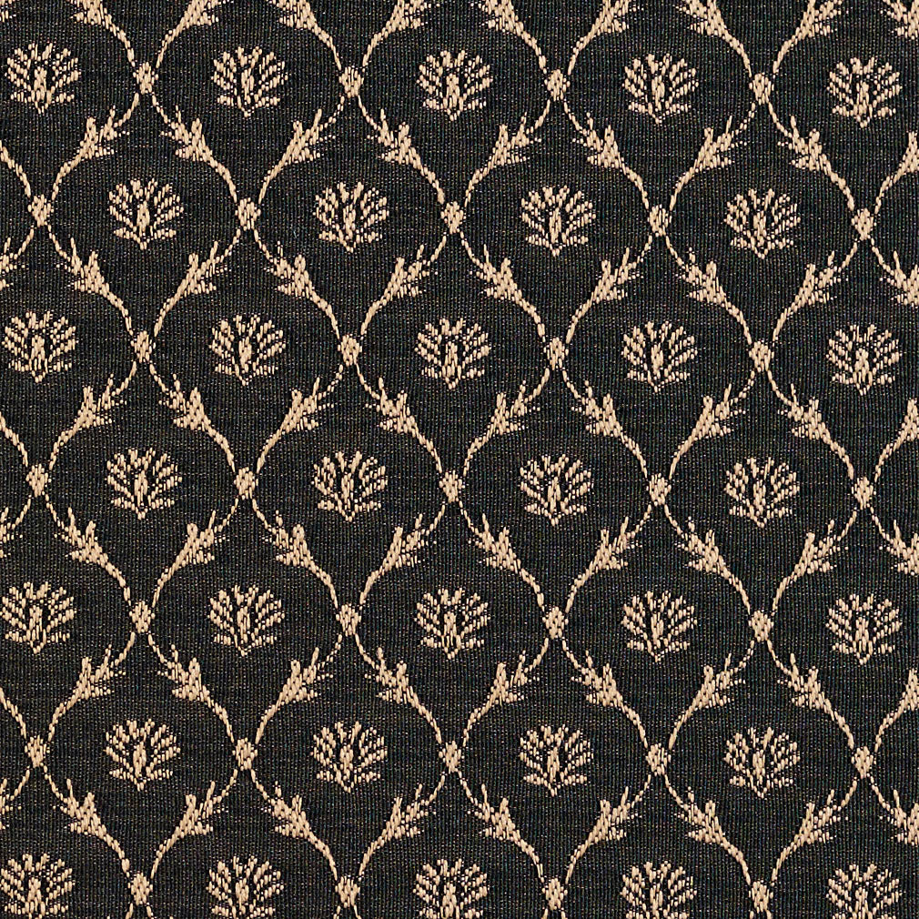 Charlotte Onyx/trellis Fabric 2642