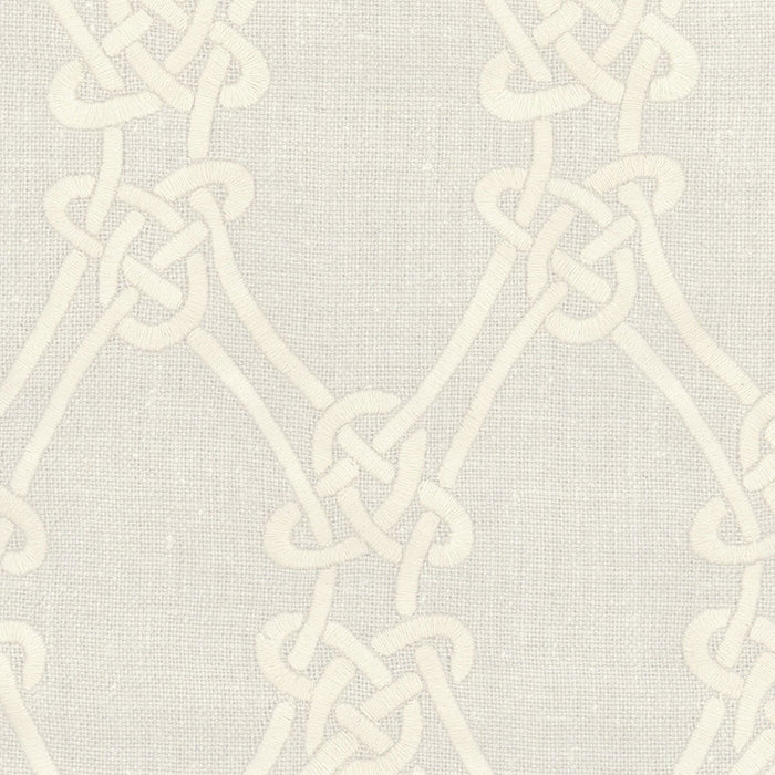 Schumacher Gordian Weave Natural On Greige Fabric 2643921