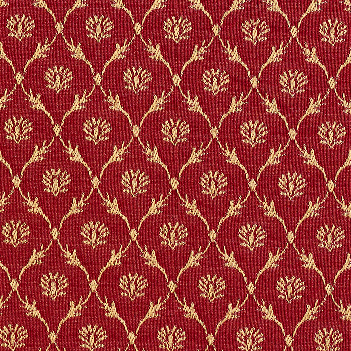 Charlotte Crimson/trellis Fabric Sample 2643