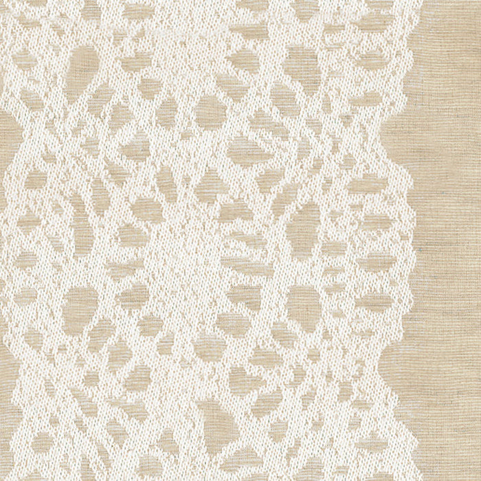 Schumacher Lace Lisere Linen Fabric Sample 2644441