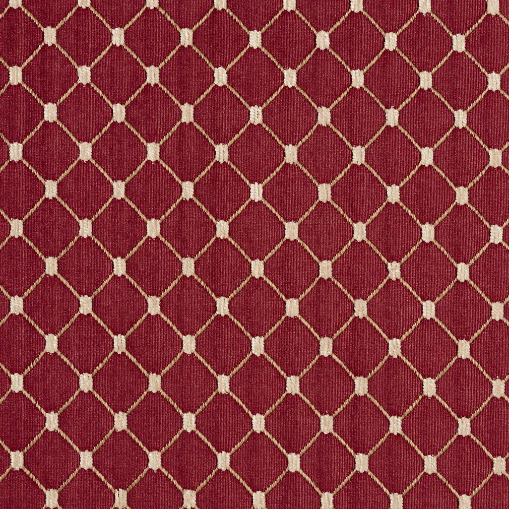 Charlotte Crimson/diamond Fabric 2652