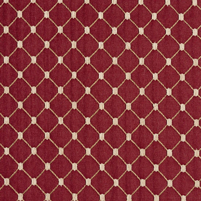 Charlotte Crimson/diamond Fabric 2652