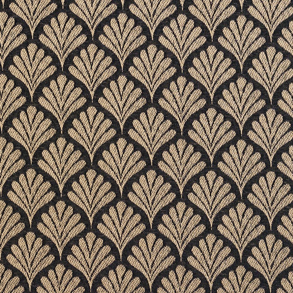 Charlotte Onyx/fan Fabric Sample 2660