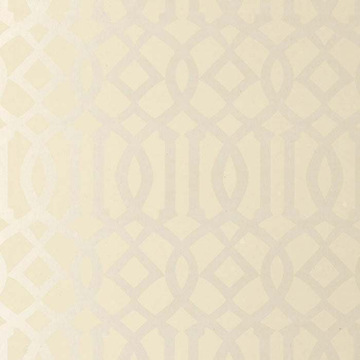 Schumacher Imperial Trellis Alabaster Wallpaper 2707211