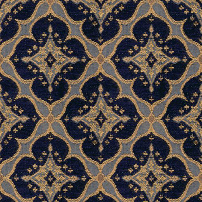 Kravet Couture Ornament Accent Indigo Fabric 28828.450.0