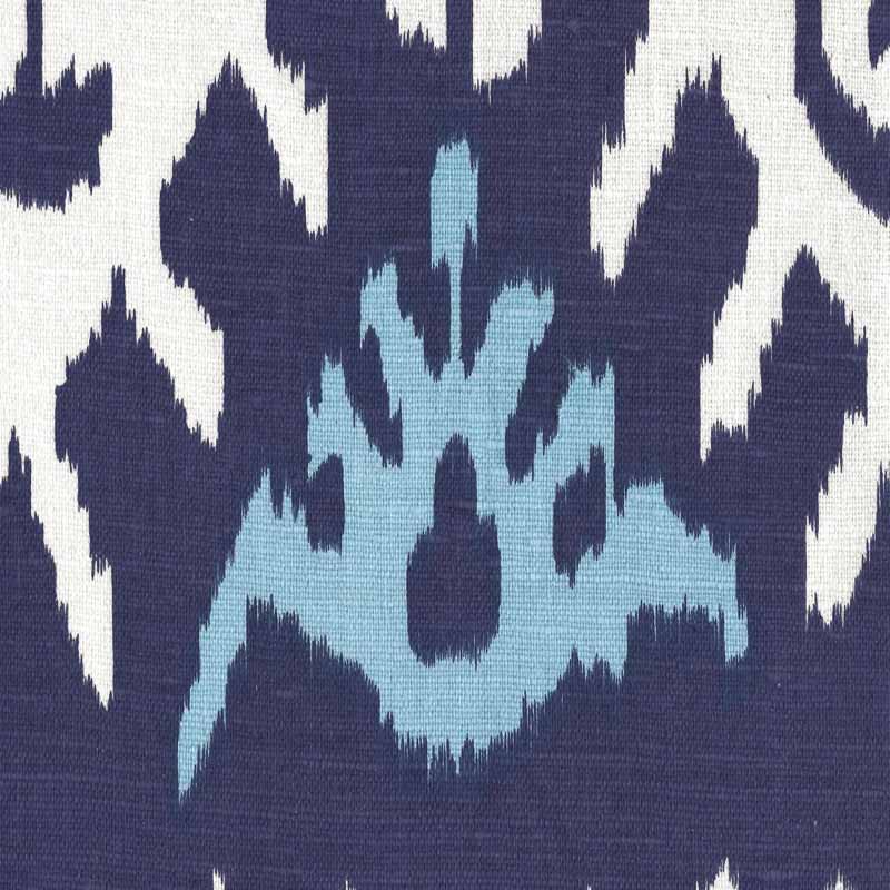 Quadrille Kazak Blue Fabric 302830S