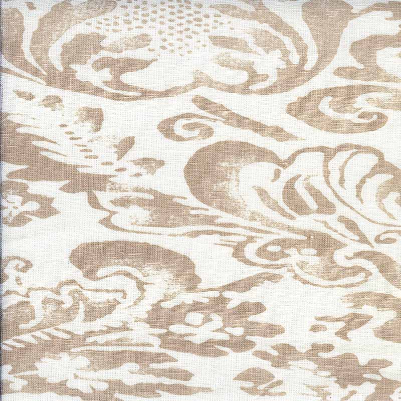 Quadrille Bromonte Taupe Fabric 302840F