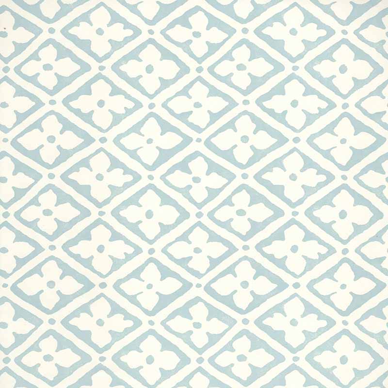 Quadrille Puccini Classic Blue Wallpaper 306330W-15