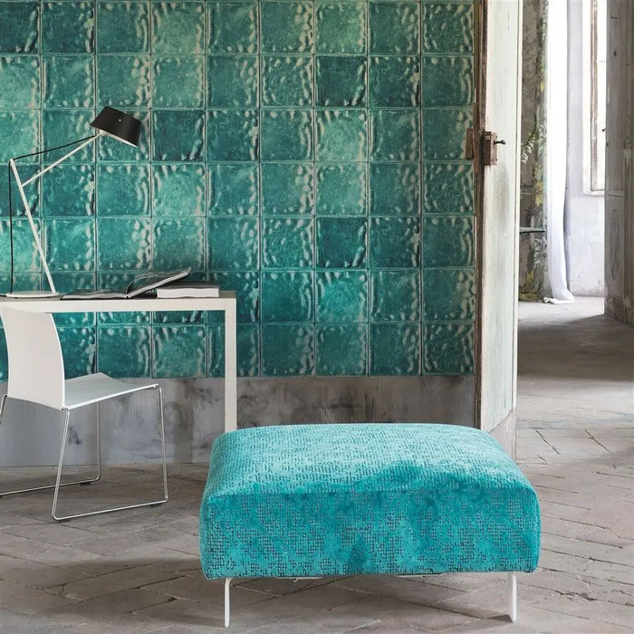 Designers Guild Aquarelle Turquoise Wallpaper PDG646/02