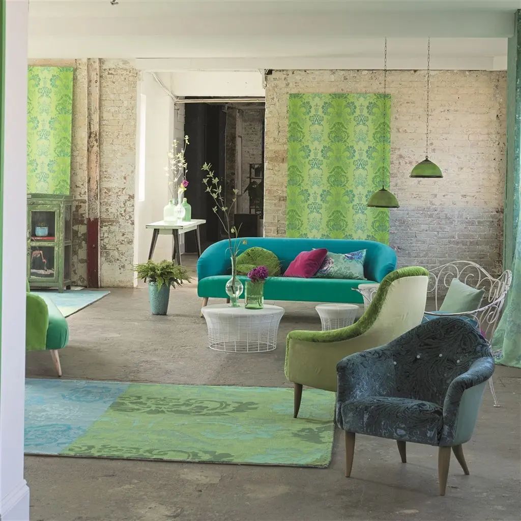 Designers Guild Kashgar Jade Wallpaper P619/10