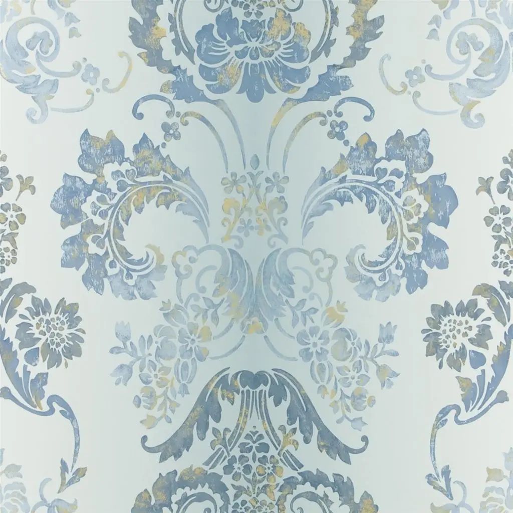 Designers Guild Kashgar Zinc Wallpaper P619/07