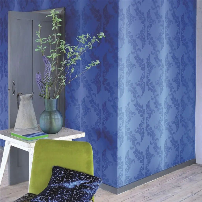 Designers Guild Aksu Cobalt Wallpaper P614/04