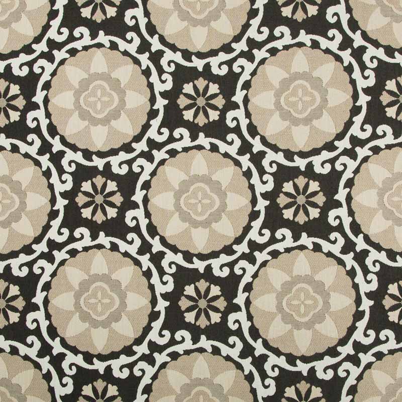 Kravet Design Exotic Suzani Coal Fabric 31969.816.0