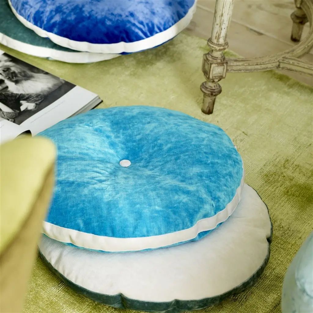 Designers Guild Glenville Turquoise Fabric F1872/20