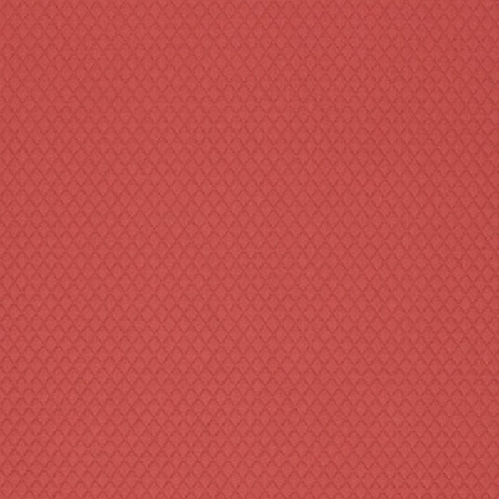 Schumacher Carreau Matelasse Rouge Fabric Sample 3303043