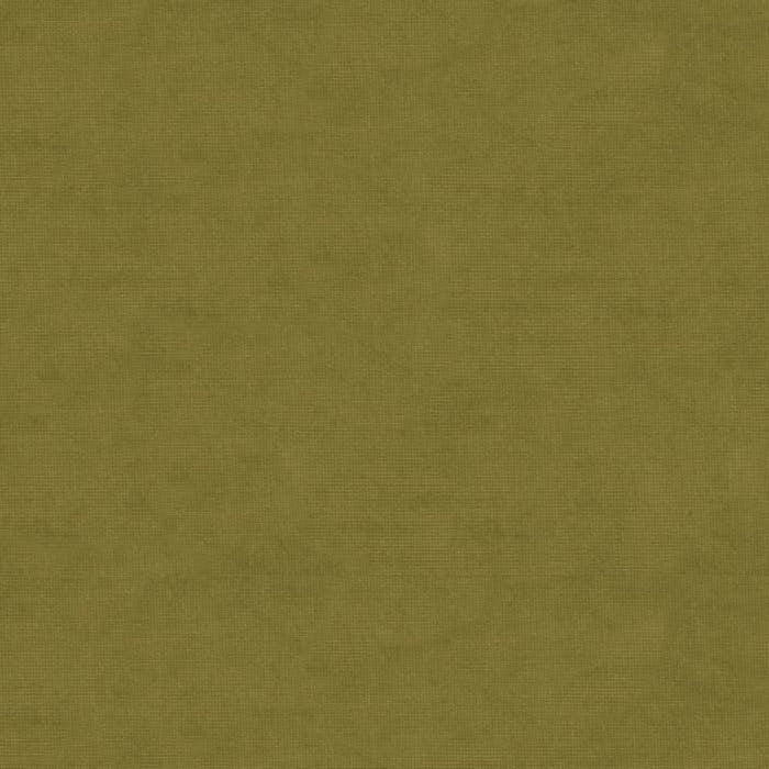 Brunschwig & Fils Charmant Velvet Olive Fabric Sample 8013150.130