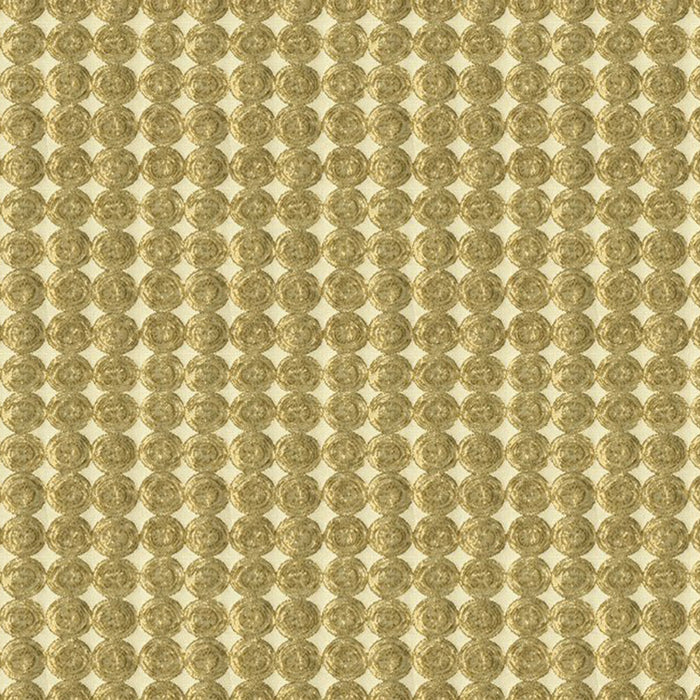 Kravet Couture Rare Coin White Gold Fabric 33557.4.0