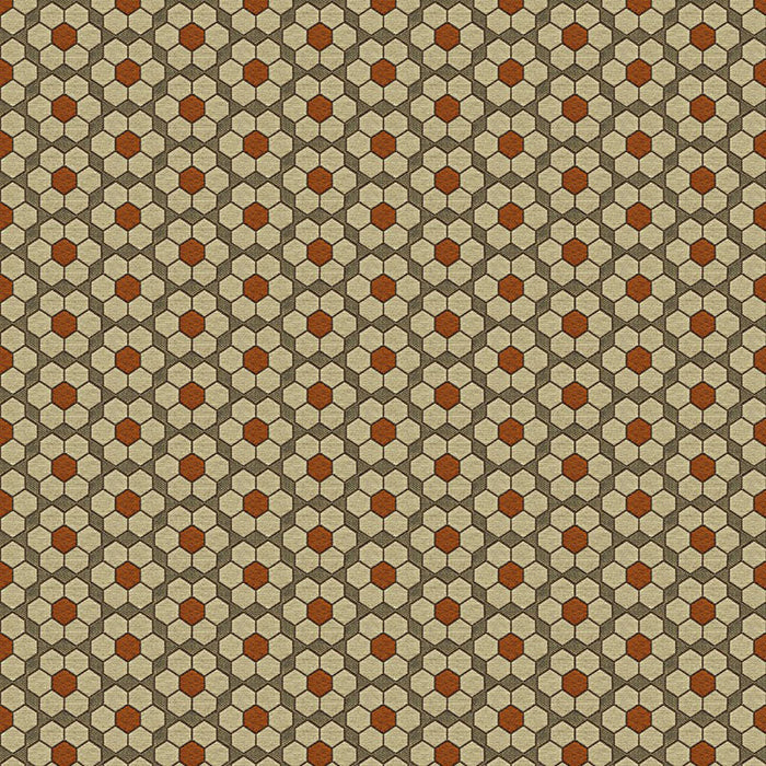 Kravet Contract Bursa Mosaic Tigerlilly Fabric 33943.612.0