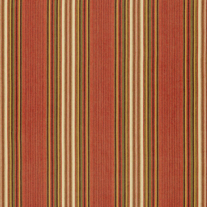 Schumacher Hamel Stripe Brick Fabric 3422003