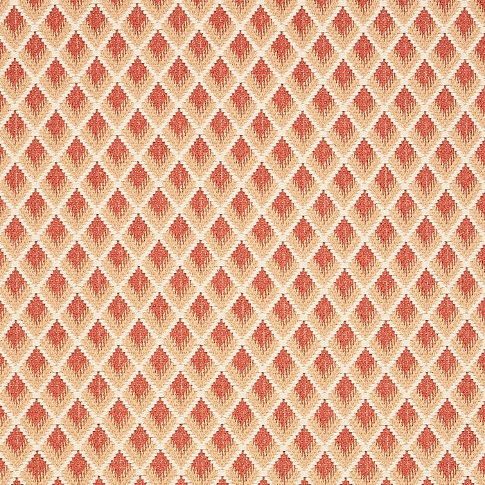 Schumacher Hammerick Diamond Clay Fabric Sample 3434001