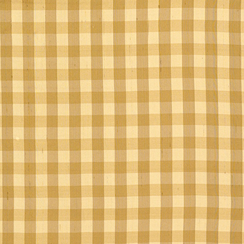 Schumacher Inglebury Silk Check Coin Fabric 3439001