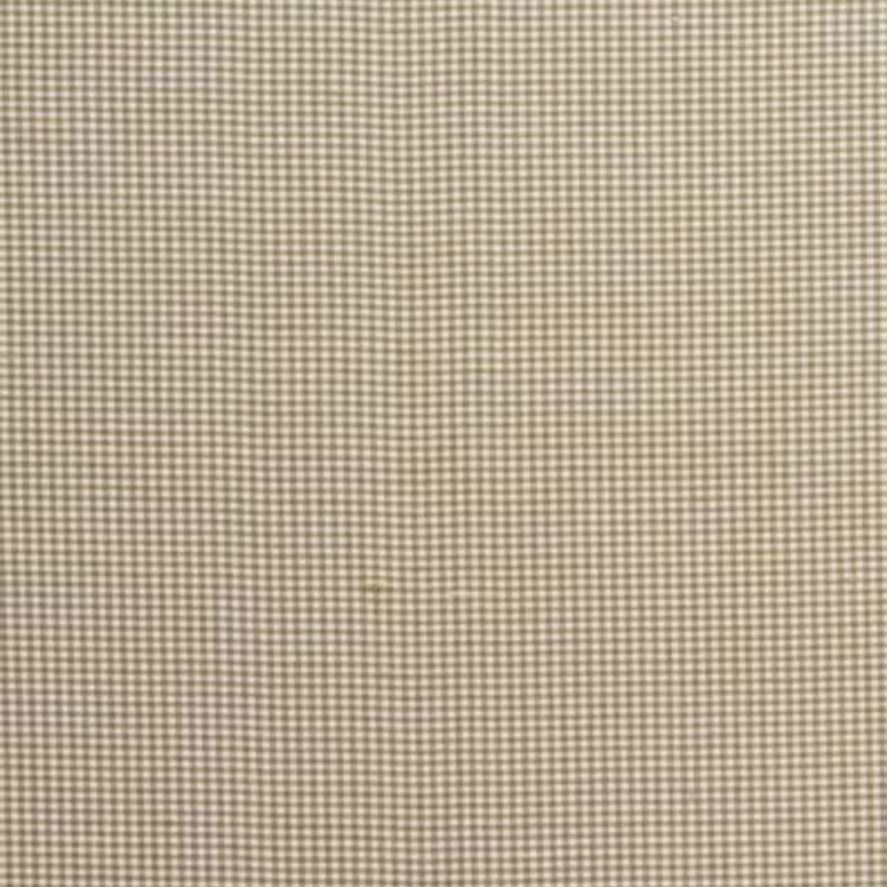 Schumacher Dalton Silk Gingham Cafe' Fabric 3449003