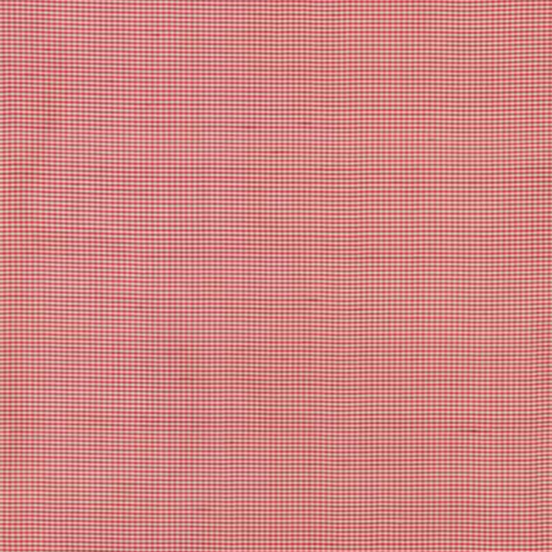 Schumacher Dalton Silk Gingham Cerise Fabric 3449009