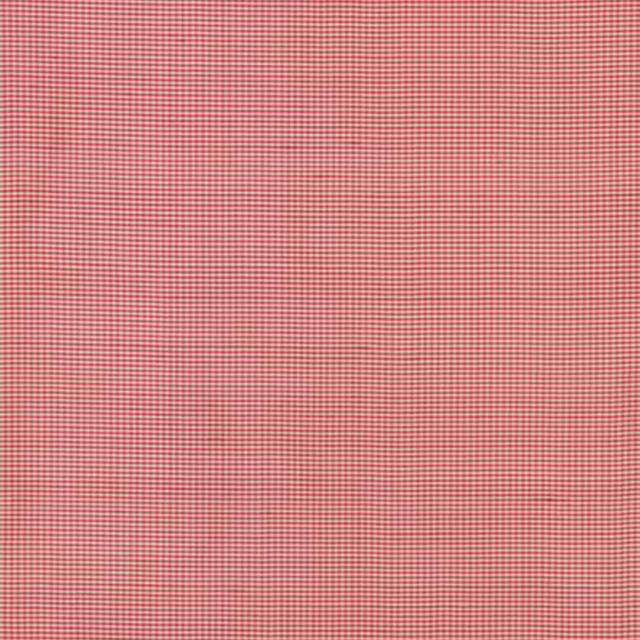 Schumacher Dalton Silk Gingham Cerise Fabric Sample 3449009