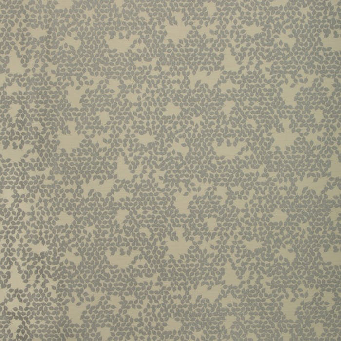 Kravet Contract Dancing Leaves Silver Fabric 35091.21.0