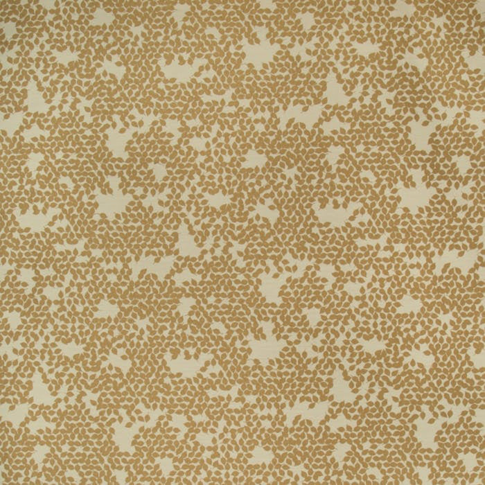 Kravet Contract Dancing Leaves Gold Fabric 35091.4.0