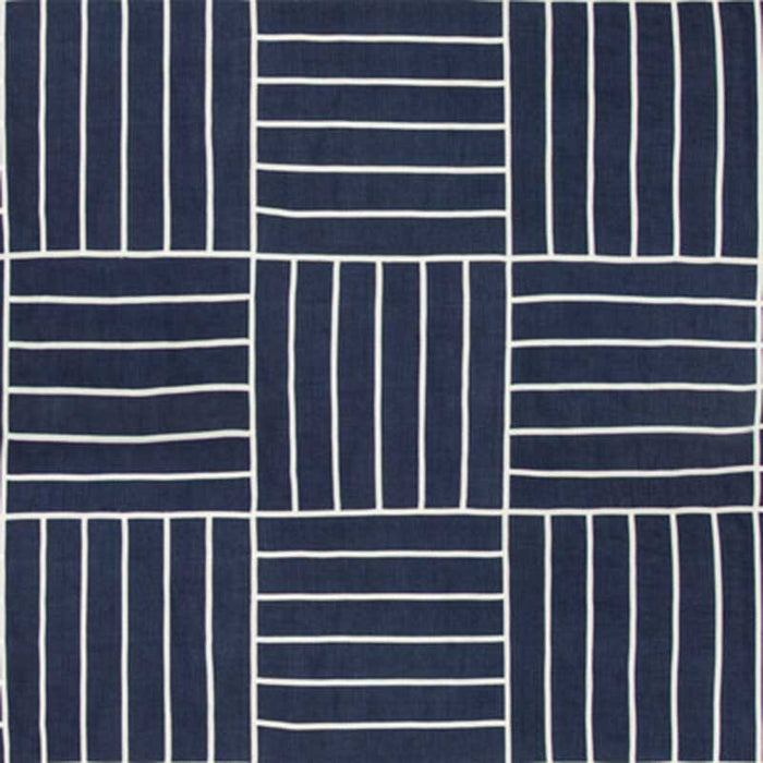 Kravet Design Local Grid Indigo Fabric 35510.51.0